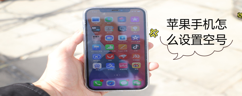 iPhone手机怎么设置空号 苹果手机怎么设置空号