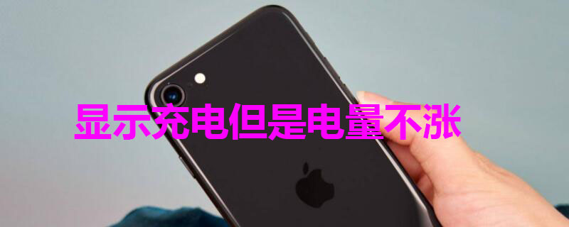 显示充电但是电量不涨 ipad显示充电但是电量不涨