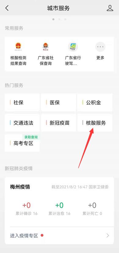 如何查看核酸检测结果微信