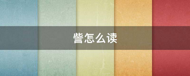 訾怎么读（訾怎么读拼音）