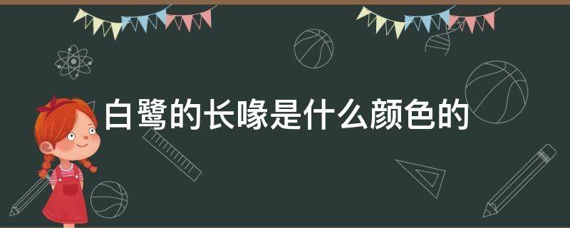 白鹭的长喙是什么颜色的 白鹭的长喙是什么颜色的?
