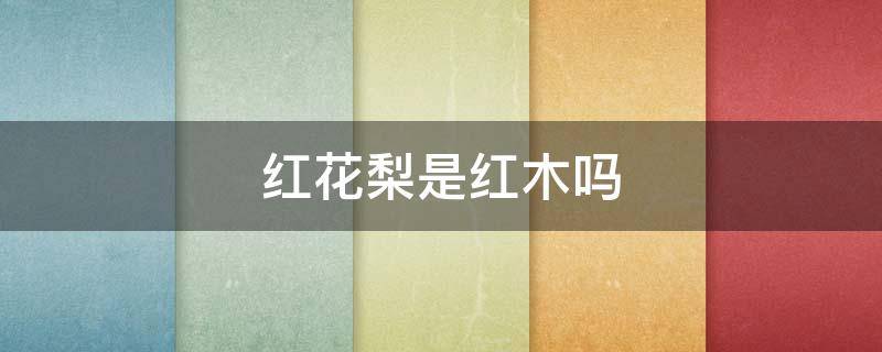 红花梨是红木吗 红花梨是红木吗还是白木