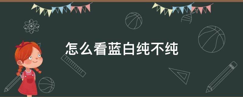 怎么看蓝白纯不纯（如何判断蓝白猫纯不纯）