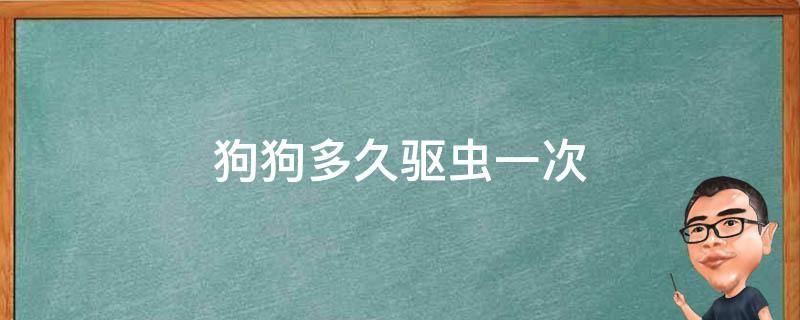狗狗多久驱虫一次 成年狗狗多久驱虫一次