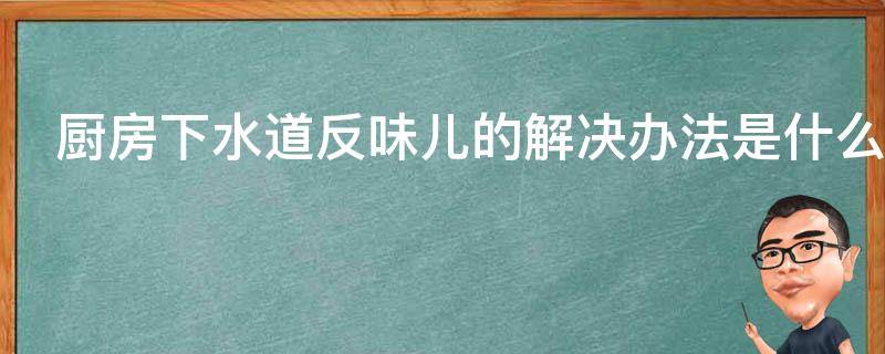 厨房下水道反味儿的解决办法是什么（厨房下水道反臭是什么原因）