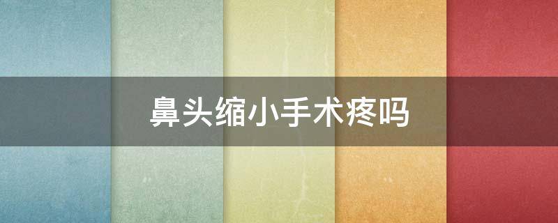 鼻头缩小手术疼吗 鼻头缩小手术失败率
