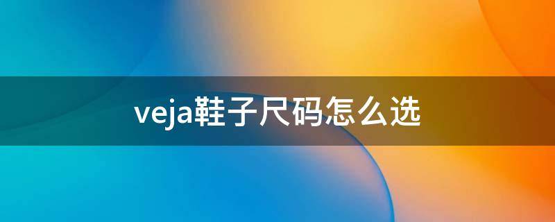 veja鞋子尺码怎么选 veja尺码对照