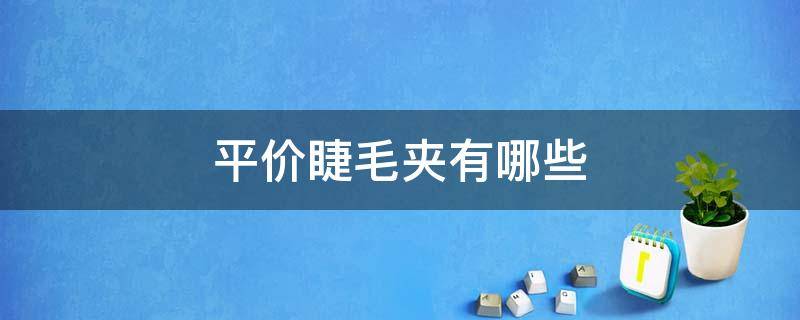 平价睫毛夹有哪些 平价睫毛夹好用排行榜