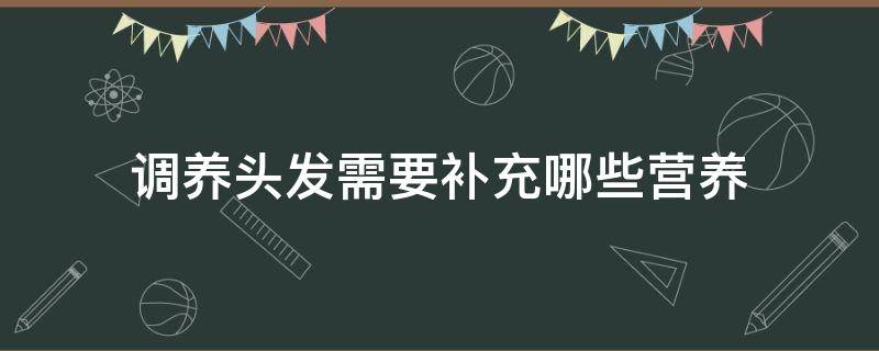 调养头发需要补充哪些营养（调养头发需要补充哪些营养成分）