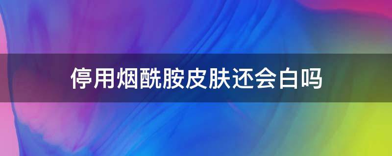 停用烟酰胺皮肤还会白吗（停用烟酰胺会变黑吗）