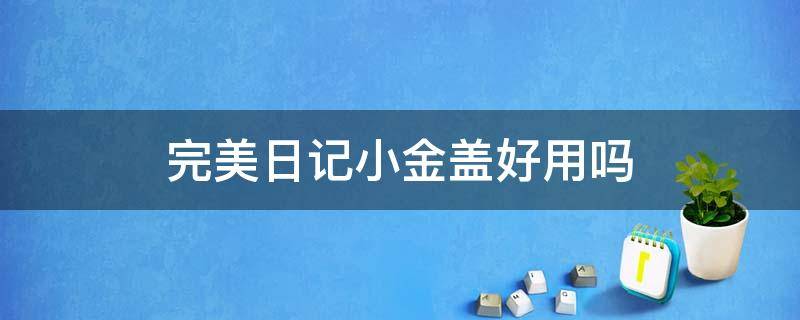 完美日记小金盖好用吗（完美日记小金盖到底好用吗）