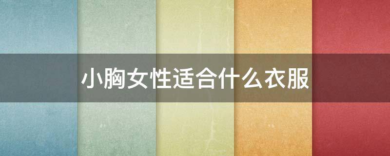 小胸女性适合什么衣服（小胸女生适合穿什么衣服）