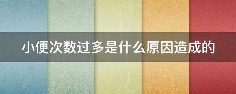 小便次数过多是什么原因造成的（小便次数过多是什么原因造成的男）