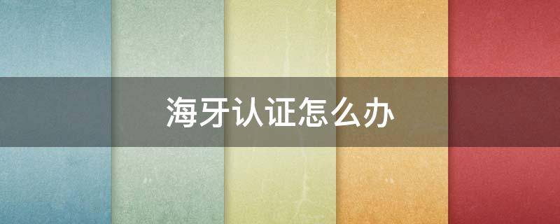 海牙认证怎么办（apostille海牙认证）
