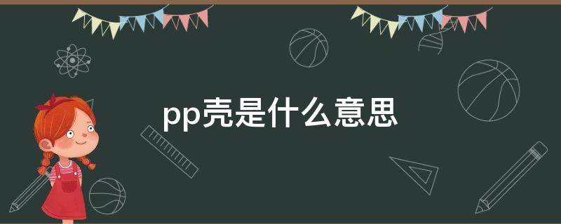 pp壳是什么意思 pp壳子