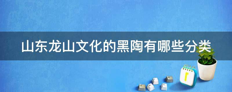 山东龙山文化的黑陶有哪些分类（山东龙山文化的黑陶有哪些分类呢）