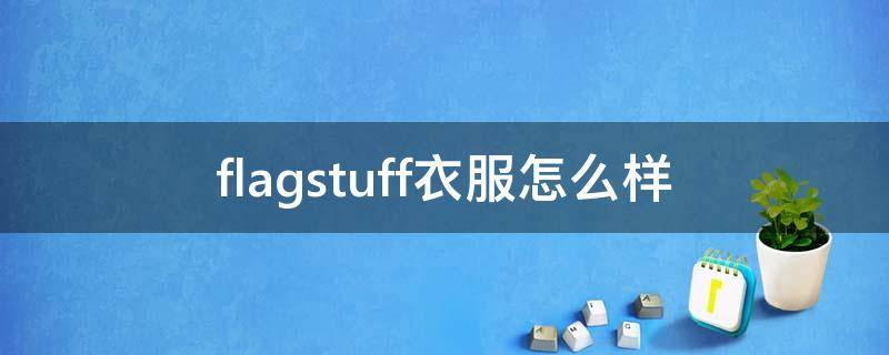flagstuff衣服怎么样 flag什么牌子衣服