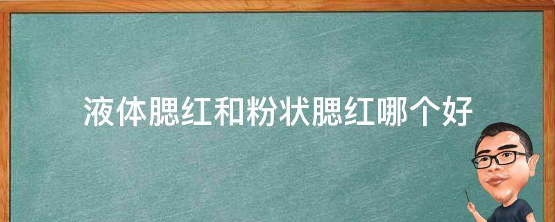 液体腮红和粉状腮红哪个好 腮红液和腮红粉哪个好用