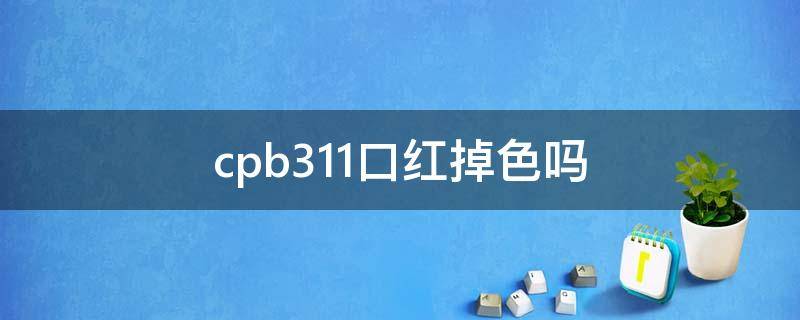 cpb311口红掉色吗（cpb口红311为什么停产了呢）