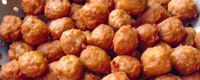 炸肉丸子为什么会散（炸猪肉丸子为什么会散）