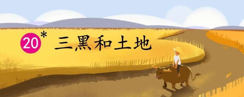 三黑和土地三黑是怎样看待土地的（三黑和土地三黑是怎么看待土地的）