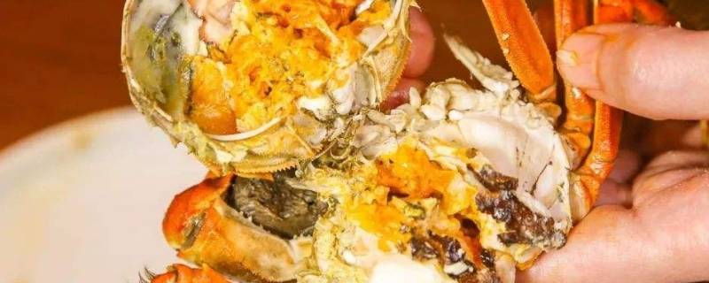 蟹黄里面有黑色的像膏体的是什么（蟹黄里面黑色膏状）