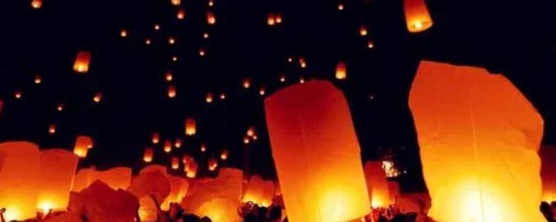 上海可以放孔明灯吗 上海禁放孔明灯