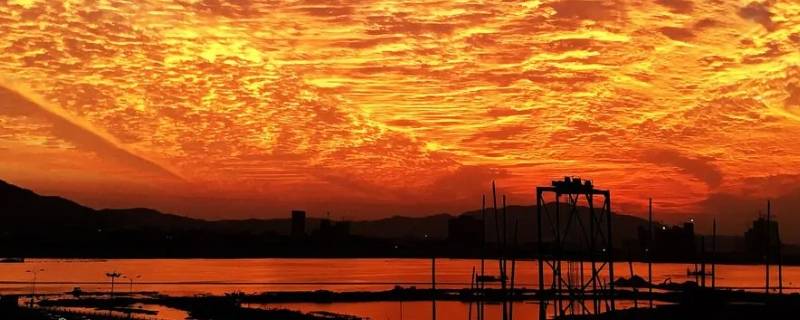 冬天会出现火烧云吗 冬天出现火烧云预示着什么