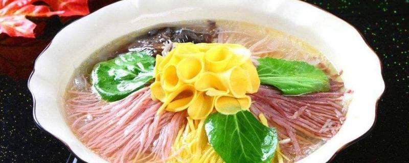 牡丹燕菜是中餐吗（牡丹燕菜是什么菜）