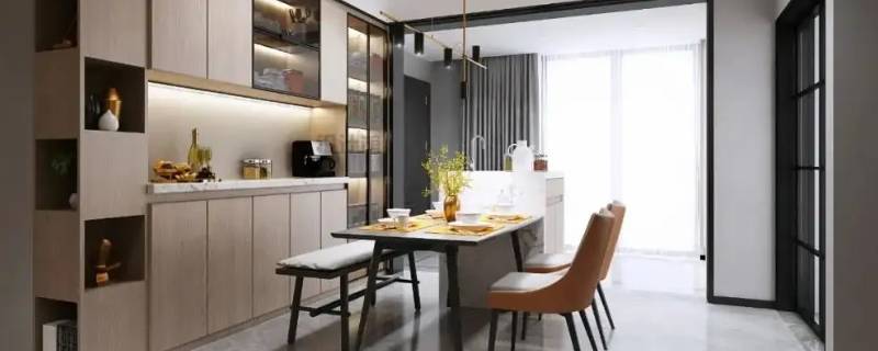 餐边柜装饰个木头小房子好吗 木工打的餐边柜