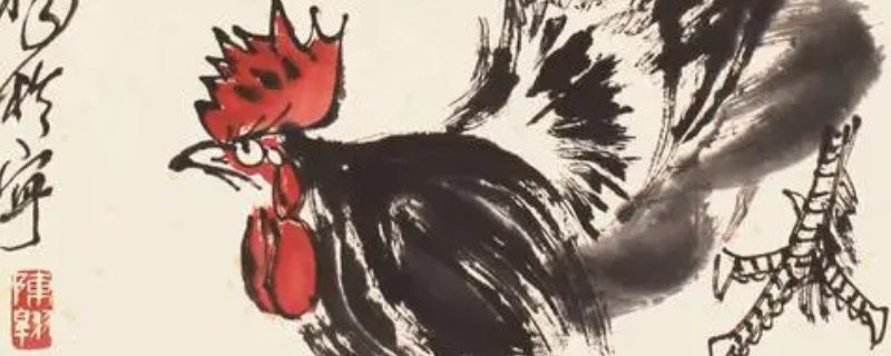 鸡公头的画是叫什么名字（公鸡画起什么画名）