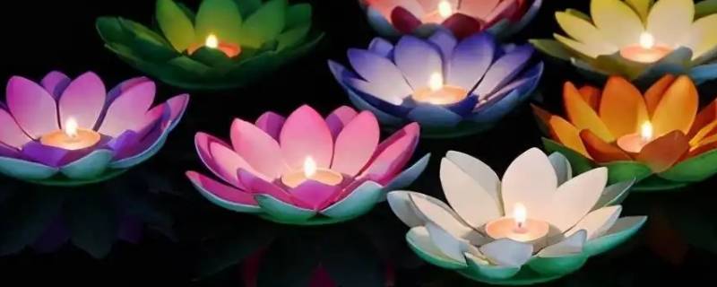 莲花灯供奉写的红纸怎么写 供灯蜡烛莲花图案