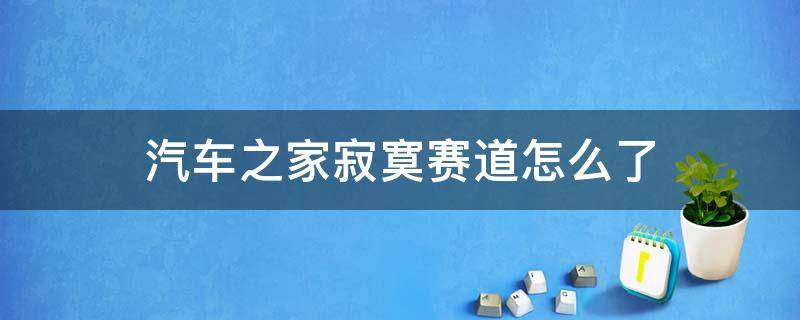汽车之家寂寞赛道怎么了 寂寞赛道a4