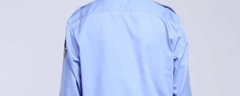 保安蓝色长袖夏天能穿不（保安夏季长袖）
