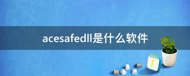 acesafedll是什么软件（access是什么软件）