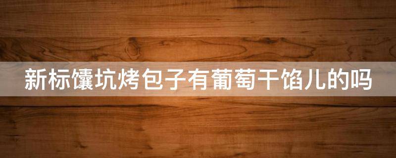新标馕坑烤包子有葡萄干馅儿的吗（馕坑烤包子与电烤包子）