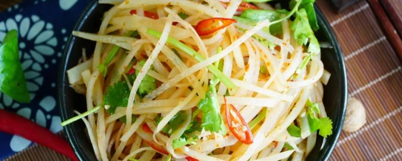 凉拌土豆丝怎么做法窍门（凉拌土豆丝怎么做好吃法）