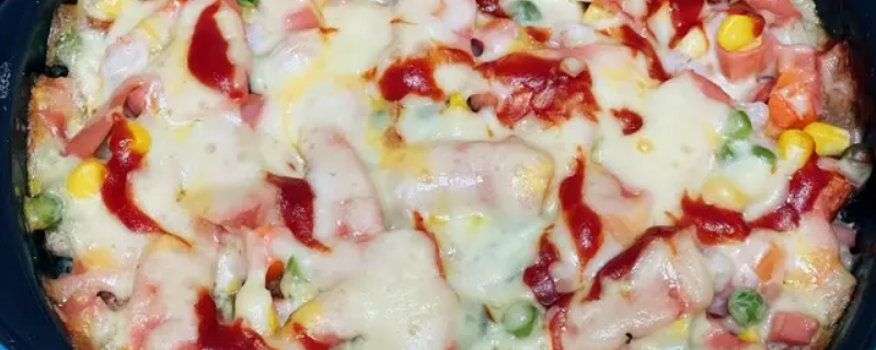 用碎面包做披萨的做法（面包切碎做披萨）