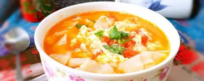 西红柿鸡蛋面片的做法（西红柿鸡蛋面片的做法窍门）