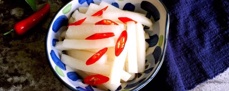 萝卜条的腌制方法酸甜脆（泡椒青萝卜条的腌制方法酸甜脆）