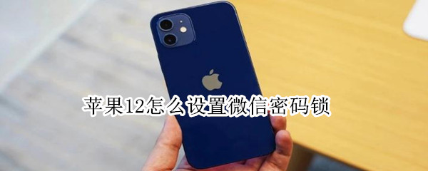 苹果12怎么设置微信密码锁 苹果12怎么设置微信密码锁定