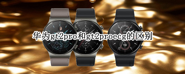 华为gt2pro和gt2proecg的区别（华为gt2proecg和华为gt2pro区别）