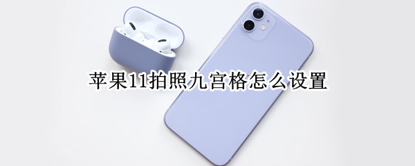 苹果11拍照九宫格怎么设置（苹果11拍照九宫格怎么设置出来）