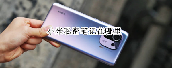 小米私密笔记在哪里（小米私密笔记怎么看）