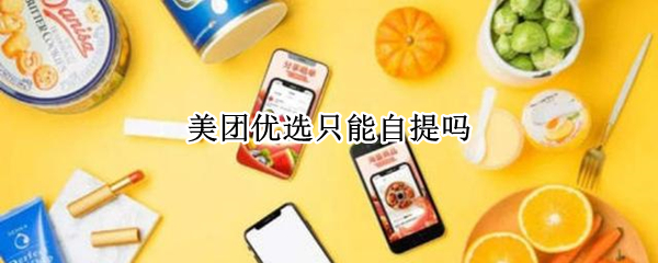 美团优选只能自提吗（美团优选是不是只能自提）