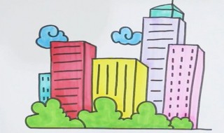 高楼怎么画 城市高楼怎么画