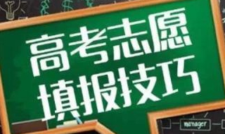 填报志愿技巧有哪些 填报志愿技巧有哪些方法