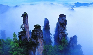 张家界观景台（张家界观景台美的说说）