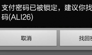 支付宝密码被锁定怎么办（支付宝密码被锁定了是怎么回事）