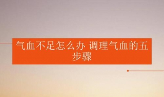 气血不足怎么办 气血不足怎么办 女性吃点什么药好